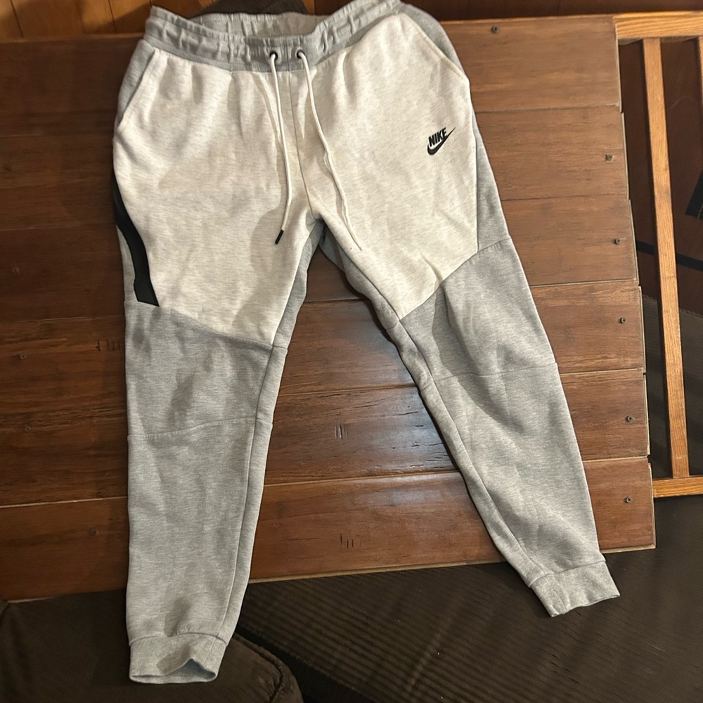 Nike Light Gray and Dark Gray Joggers